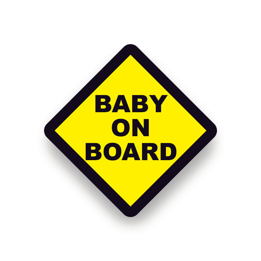 Baby on Board Vehicle warning safety bumper stickers for car vehicle windows