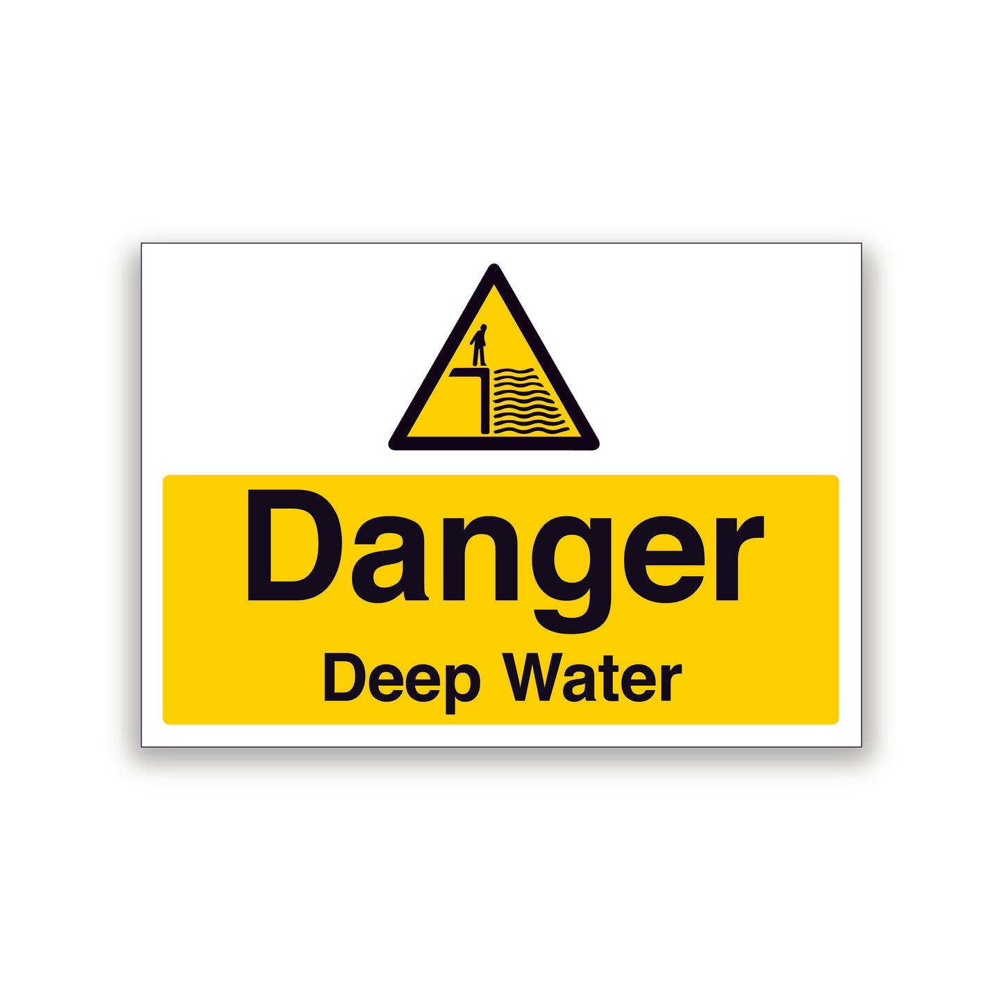 Danger Deep Water Warning Sign