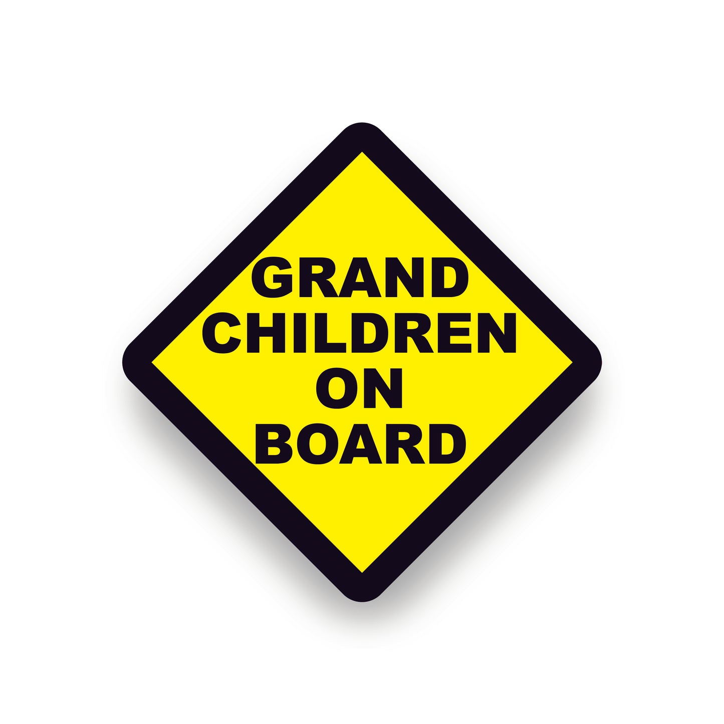 GRAND CHILDREN ON BOARD WARNING SAFETY SIGN Sticker Vinyl Decal for cars windows