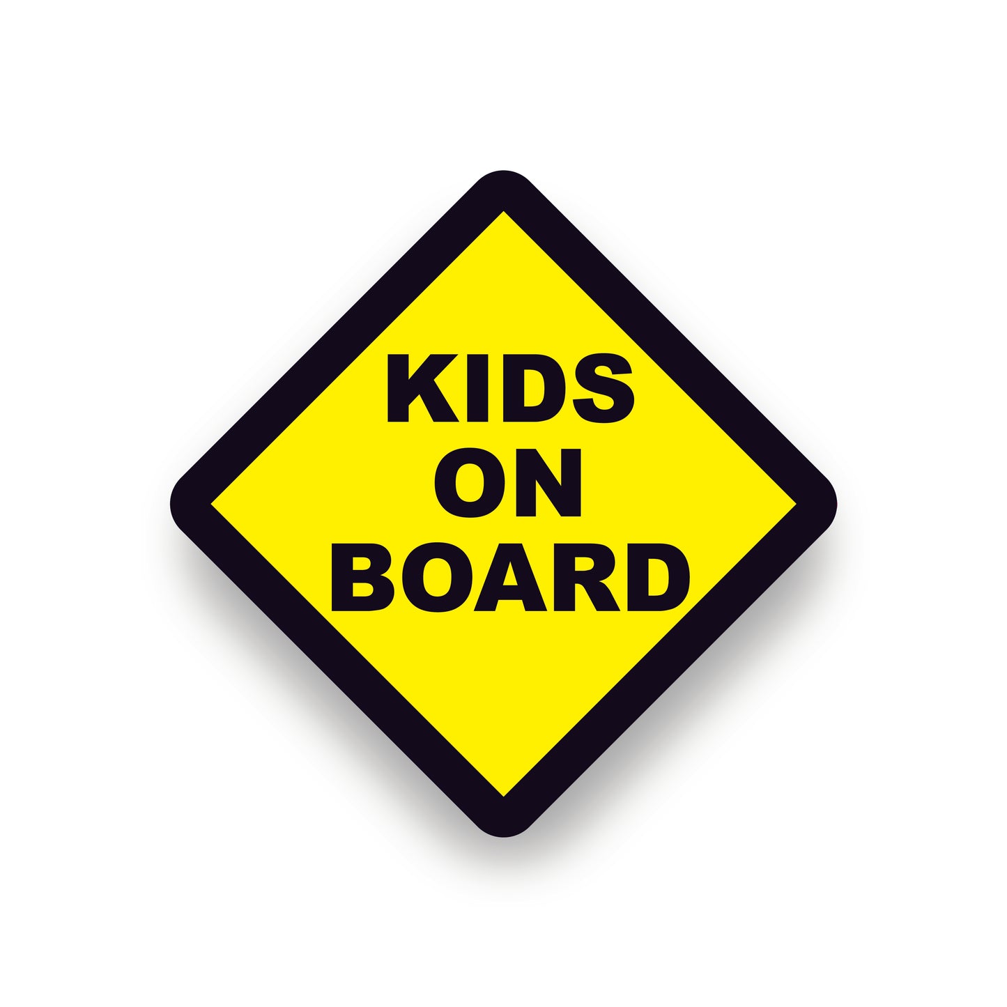 KIDS ON BOARD WARNING SAFETY WARNING BUMPER STICKER Sign Car vehicle windows
