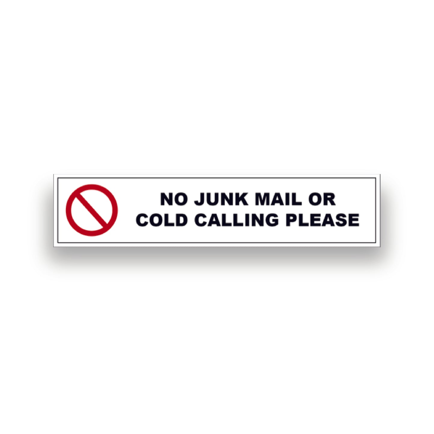 No Junk Mail, No Cold Callers, No Leaflets, Letterbox, Junk, Stickers, Sign,Door