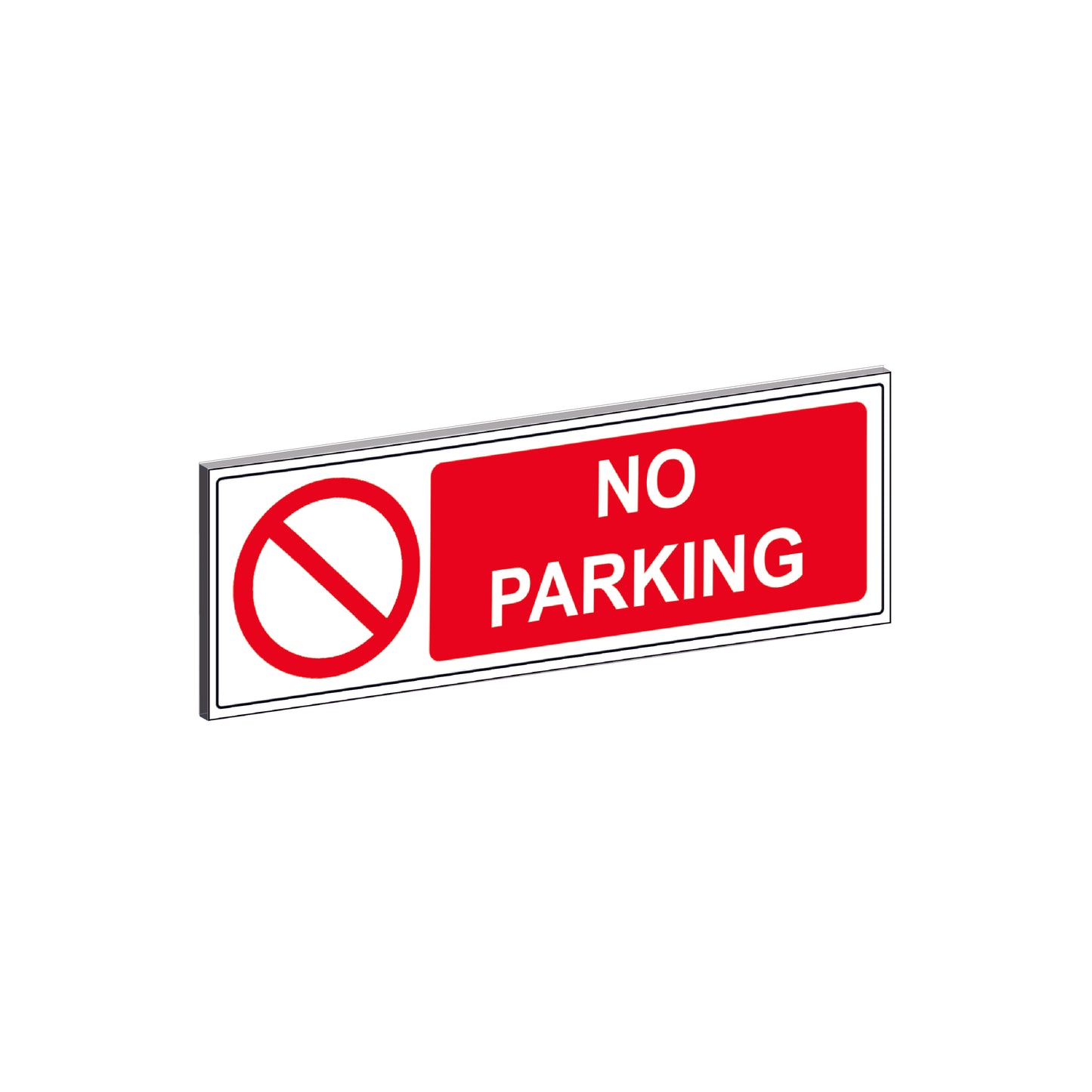 No Parking WARNING SAFETY 3mm SIGN for Doors Walls Windows Gates Garage