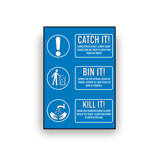 PREVENT THE SPREAD OF THE VIRUS, ANTI VIRUS WARNING STICKER SIGN SHOP SIGNAGE