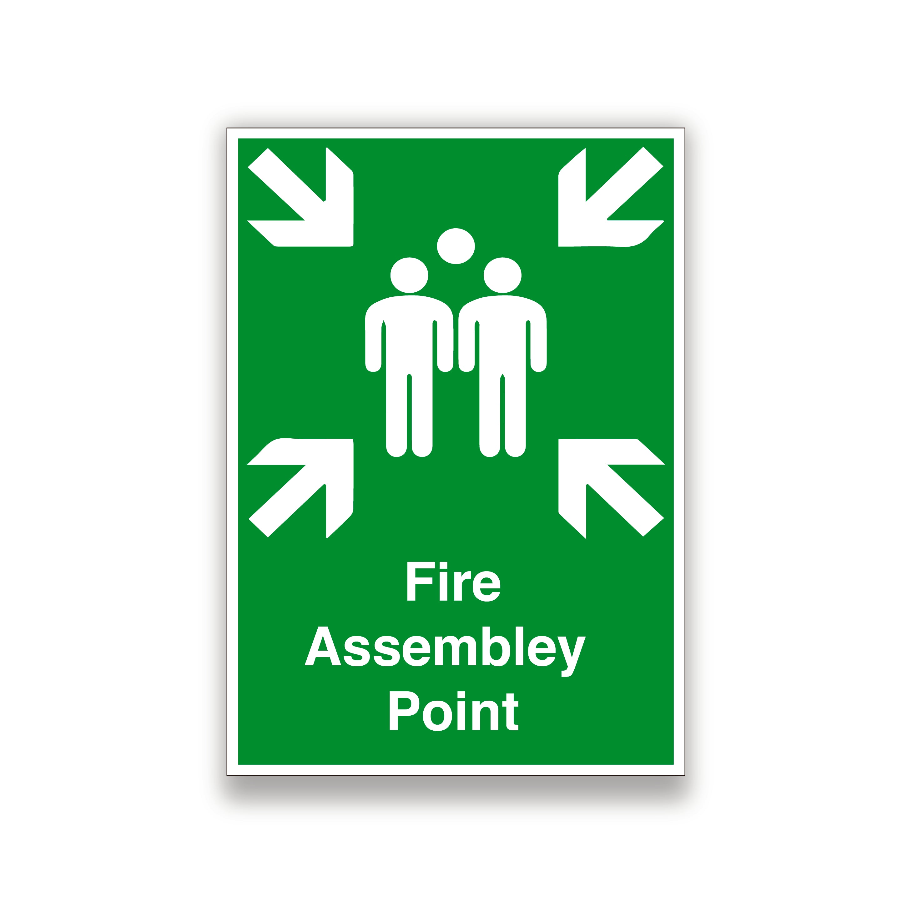 Fire Aasembly Point Sign Fire Assembly Point Sign – Printsuperstar (The Print Shop)