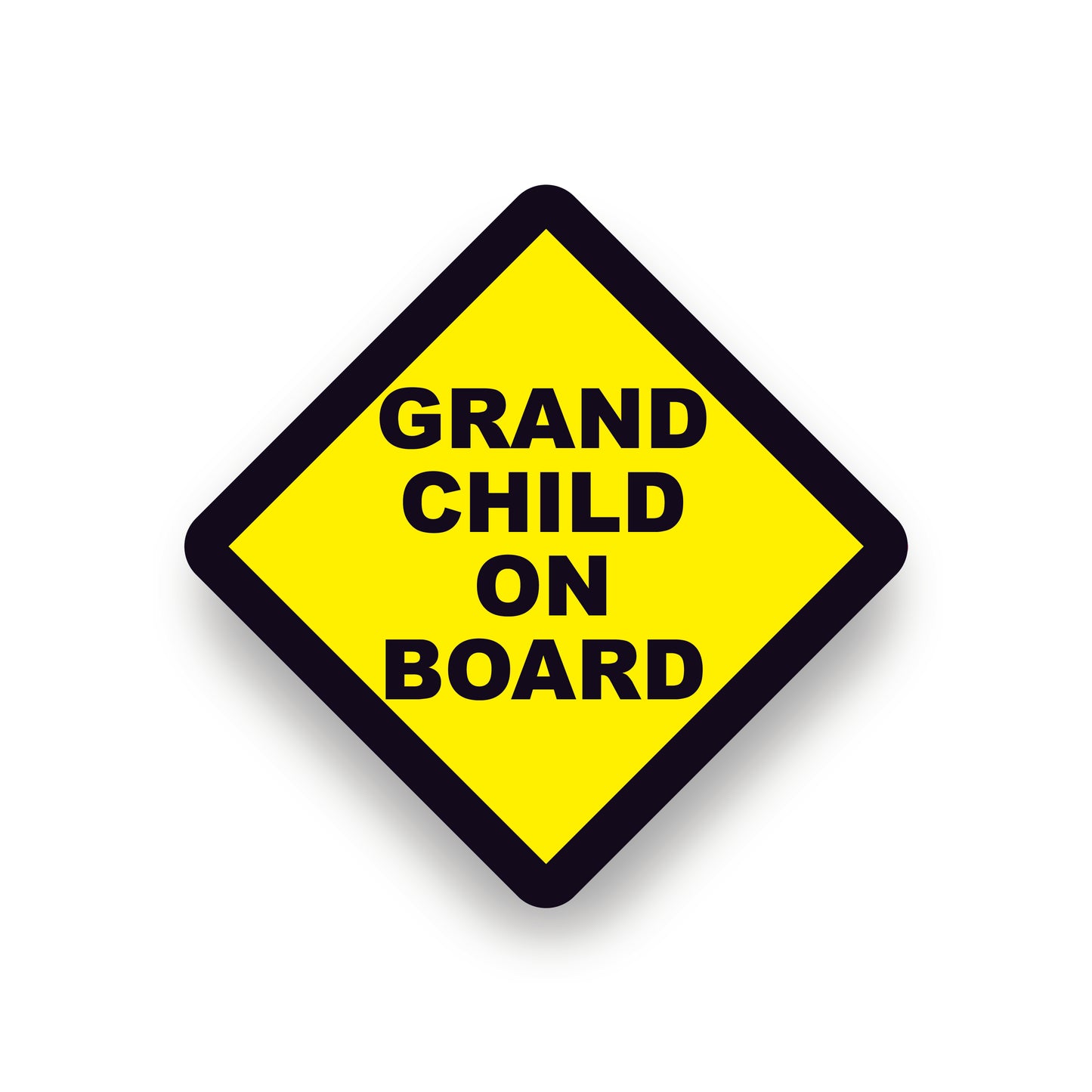 GRAND CHILD ON BOARD WARNING SAFETY STICKER Sign Car Vinyl vehicle windows