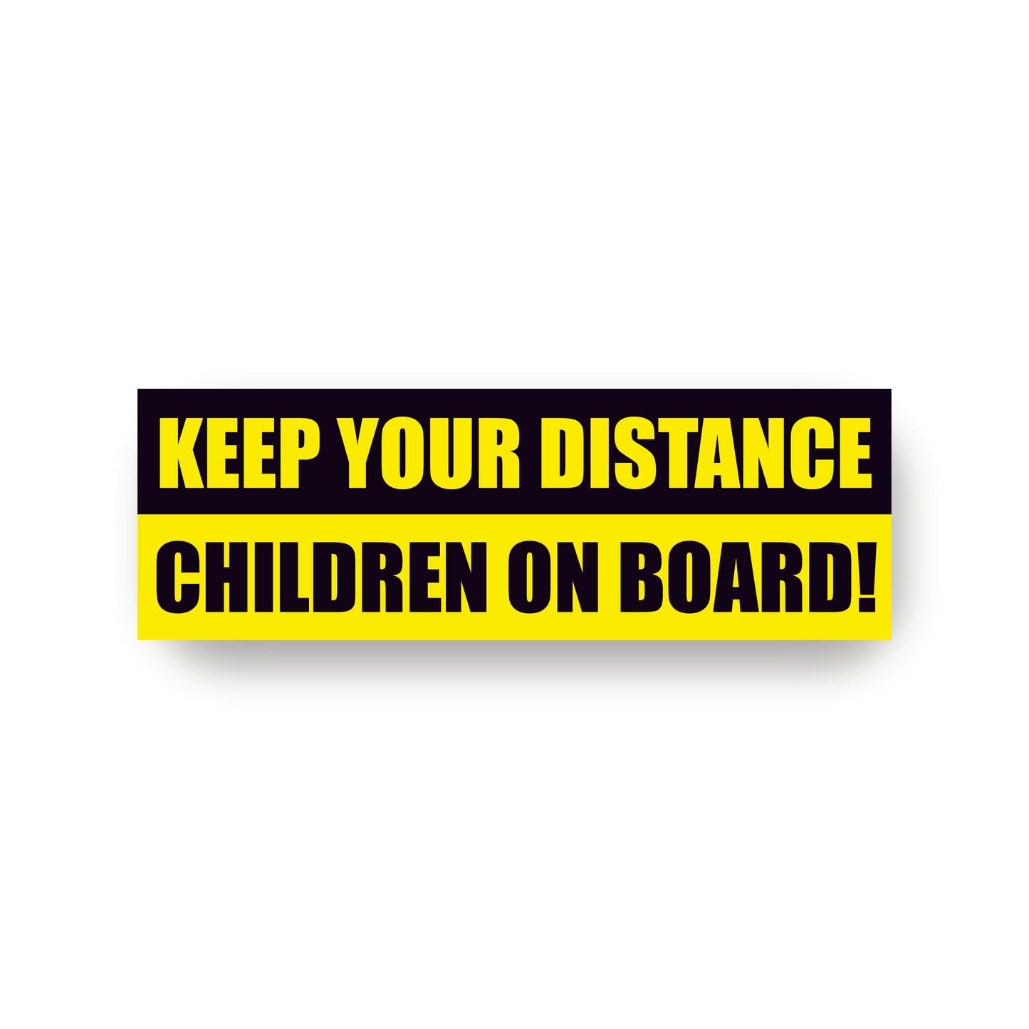 KEEP YOUR DISTANCE CHILDREN ON BOARD WARNING SAFETY STICKER Sign Car Vinyl